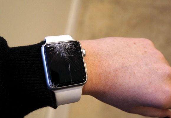 Conserto Apple Watch: problema de vidro quebrado?