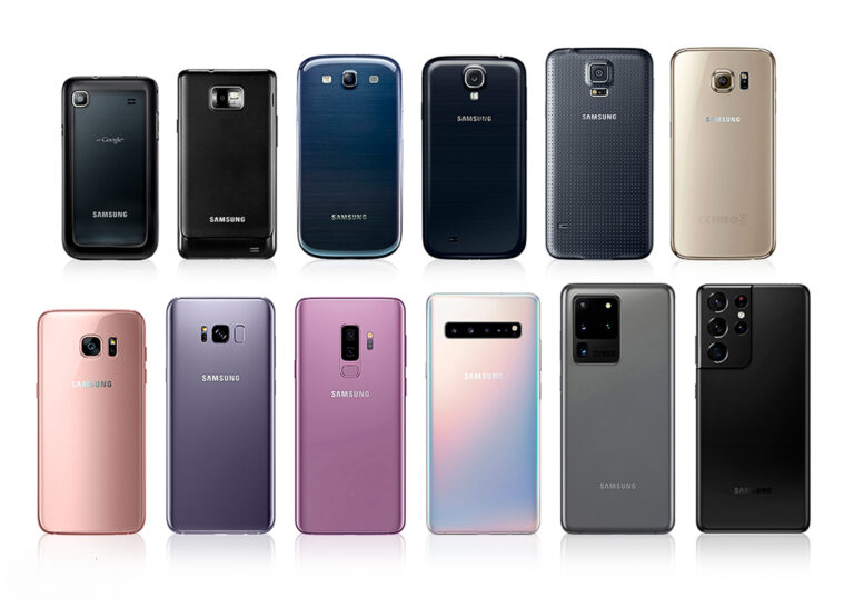 Evolução da Linha Samsung Galaxy S