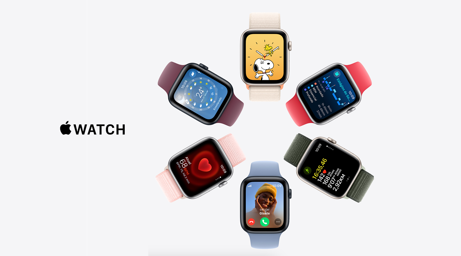 Apple Watch, uma combinação perfeita de design inovador e responsabilidade ambiental.
